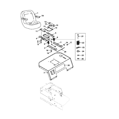 SEAT & REAR BODY ASSEMBLY