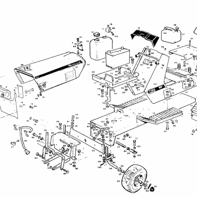 Tractor chassis & upper body panels