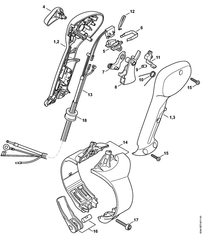 R CONTROL HANDLE