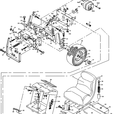 Tractor Chassis ad Upper Body Pannels