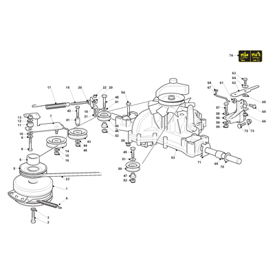 Tuff Torq Transmission with Electromagnetic Clutch