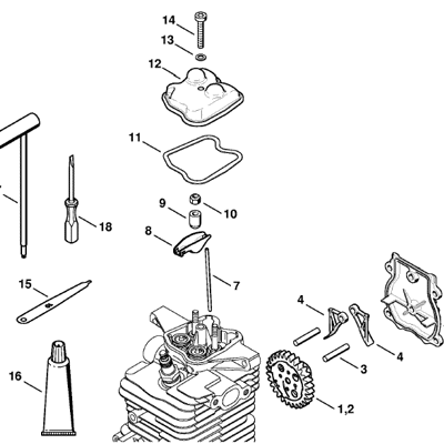 Stihl (BR 600 Z) Parts Diagrams Stihl (BR 600 Z) Parts Diagrams