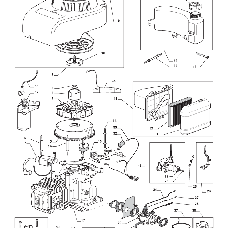 Mc55 Mountfield MC55 Series WBE Engine (MC55 118550411-0_100002MC55 [2011 ...