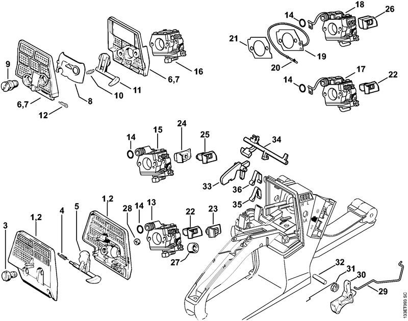 Air Filter/Throttle