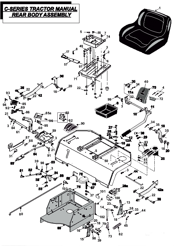 Manual Rear Body Assembly
