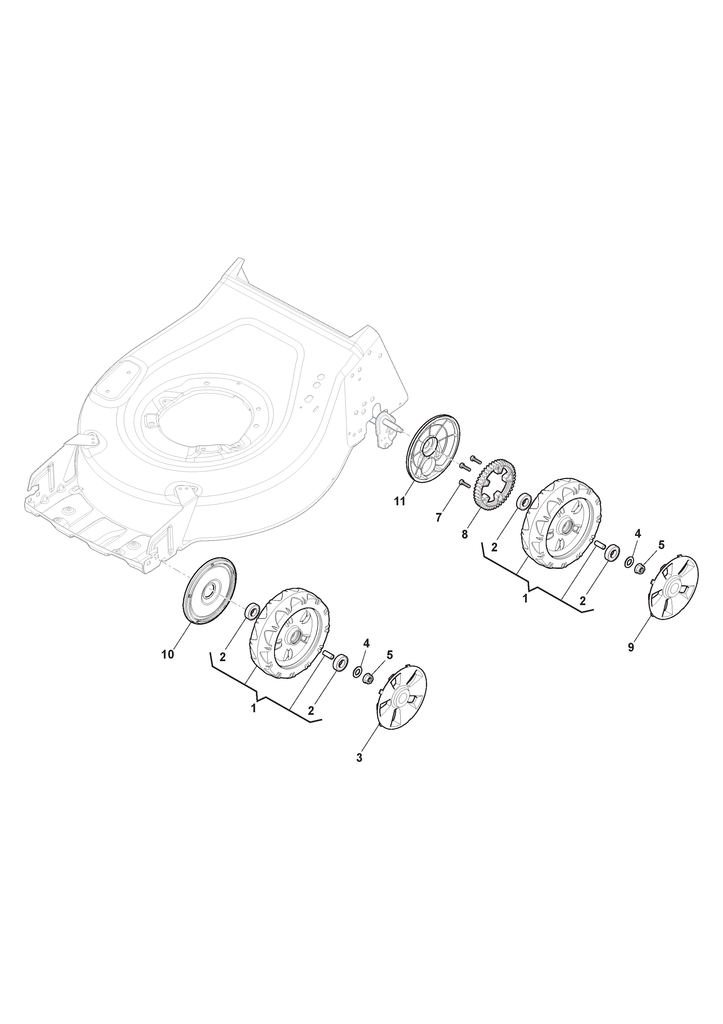 Wheel and Hub Cap