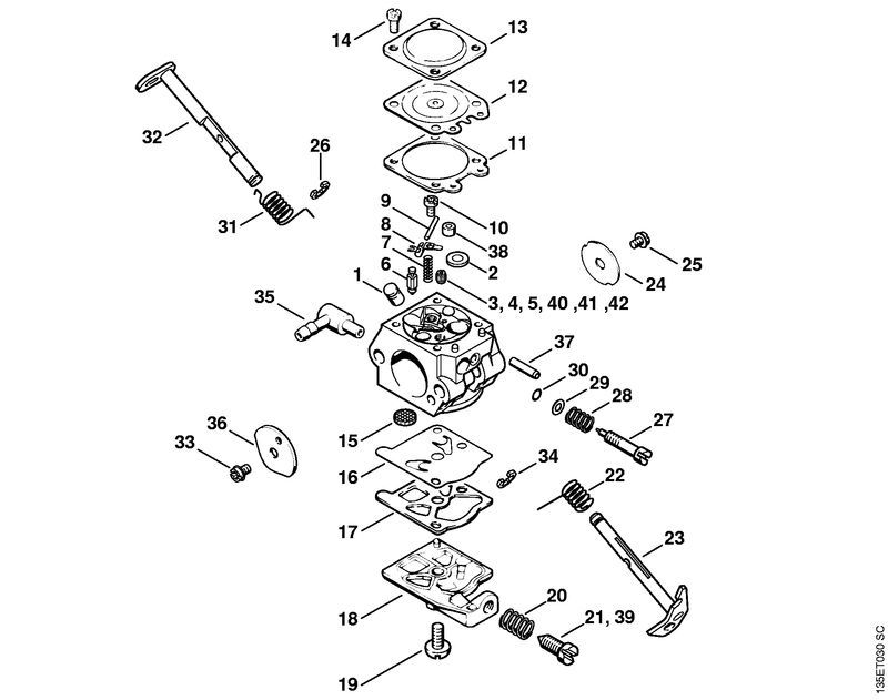 Carburetor WT-283/WT-498/WT-503/WT-313