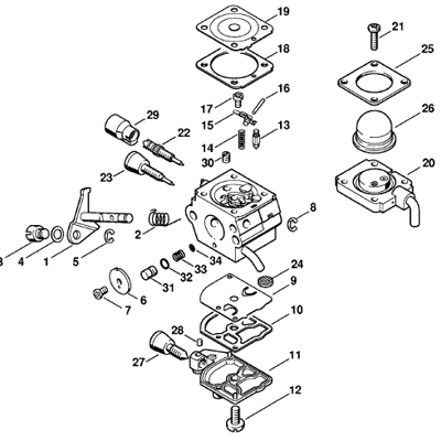 Stihl (FS45C) Parts Diagrams