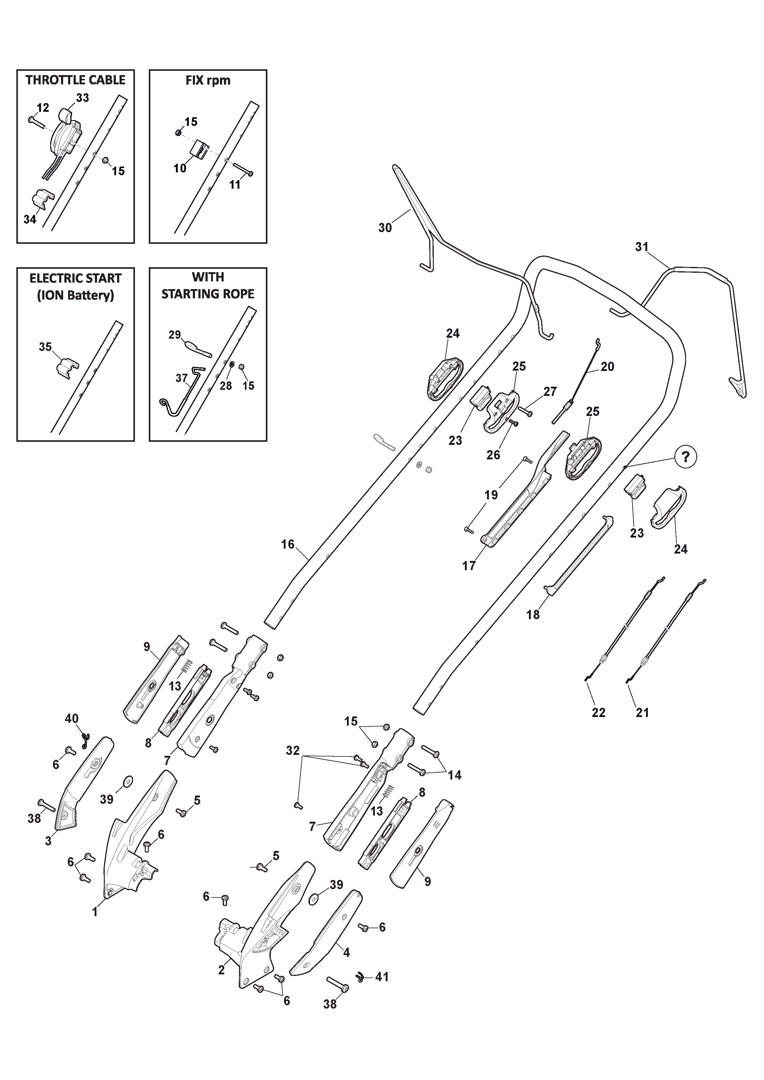 Chassis-Handle, Upper Part