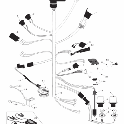 WIRING LOOM NON HE