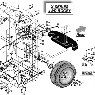 4WD Bogey Assembly