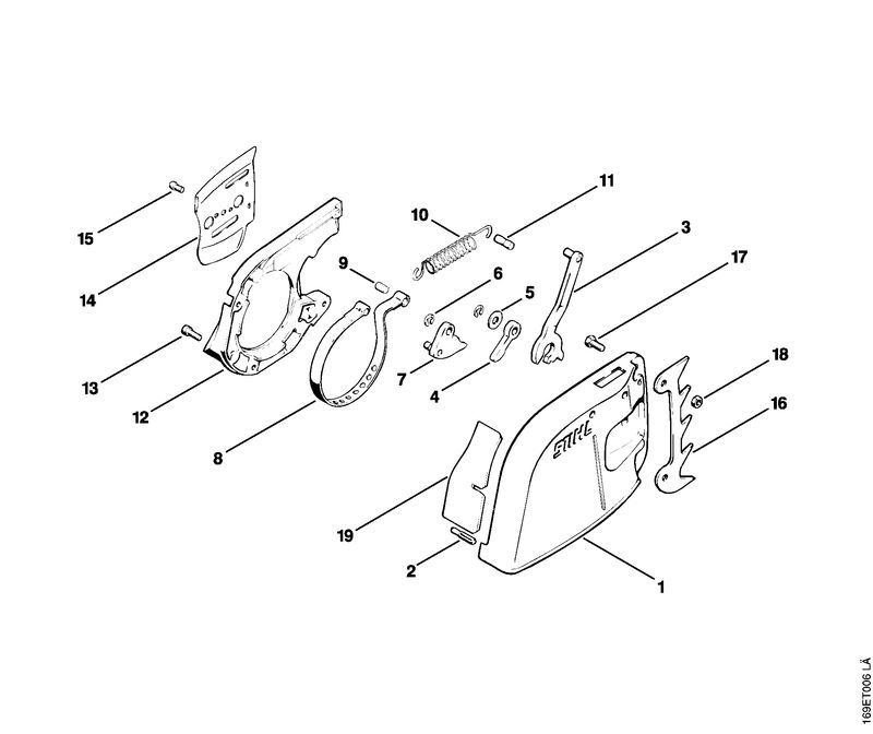 Chain Brake With isolating Clutch