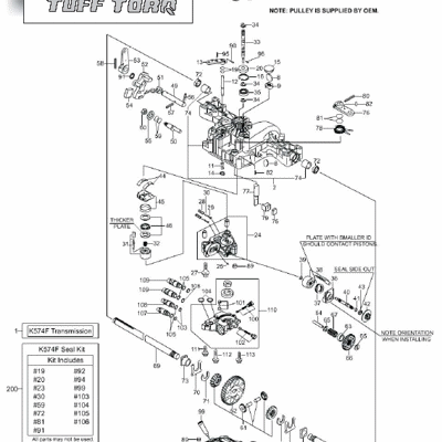 K574J Transmission Tuff Torq
