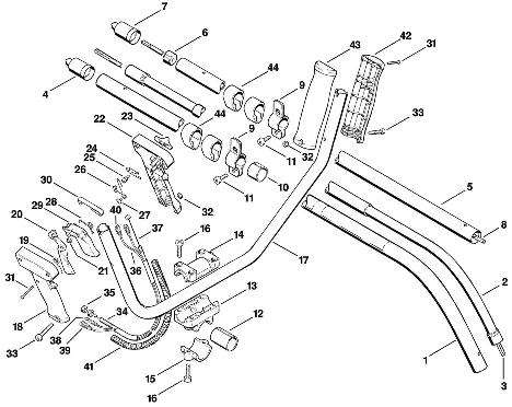 G-Two-handed handle bar, Drive tube