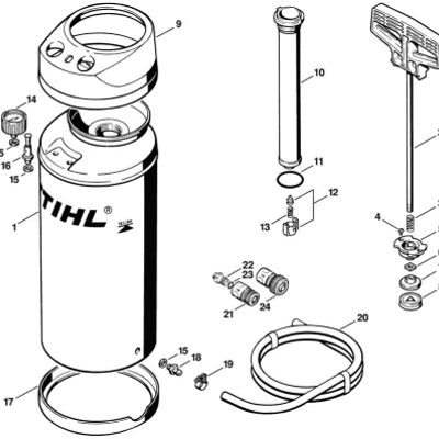 R_-Pressurized water tank
