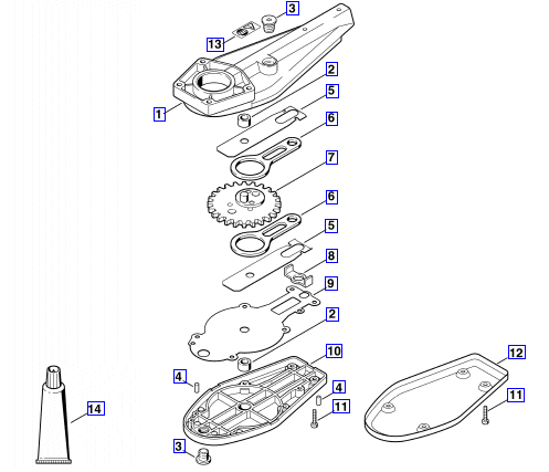 FH-KM BLADE DRIVE GEAR