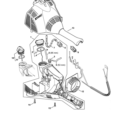 Stihl KM 56 RC-E Engine - DIY Spare Parts Stihl KM 56 RC-E Engine - DIY Spare Parts