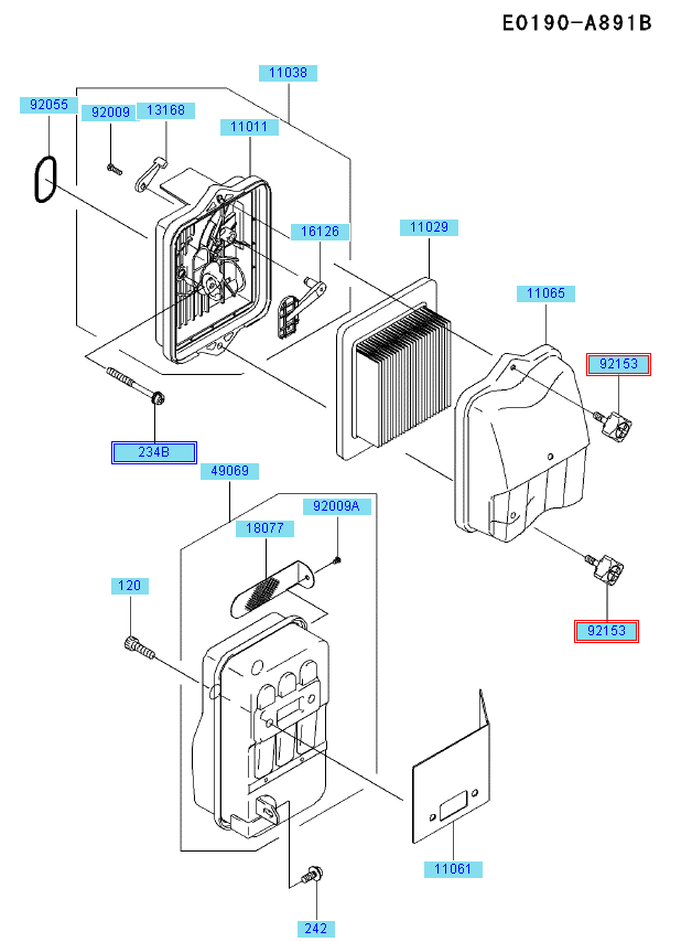 Air Filter - Muffler