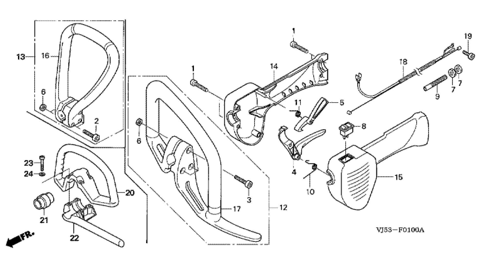 LOOP HANDLE-THROTTLE LEVER