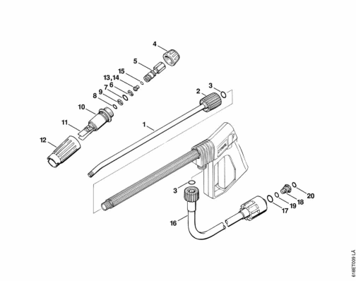 G-Spray lance_wand