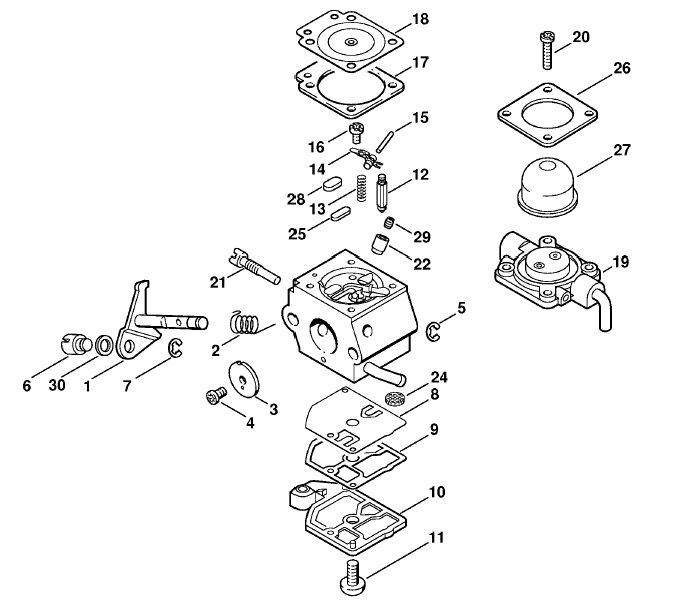 Carburetor C1QS58 (27.2001)