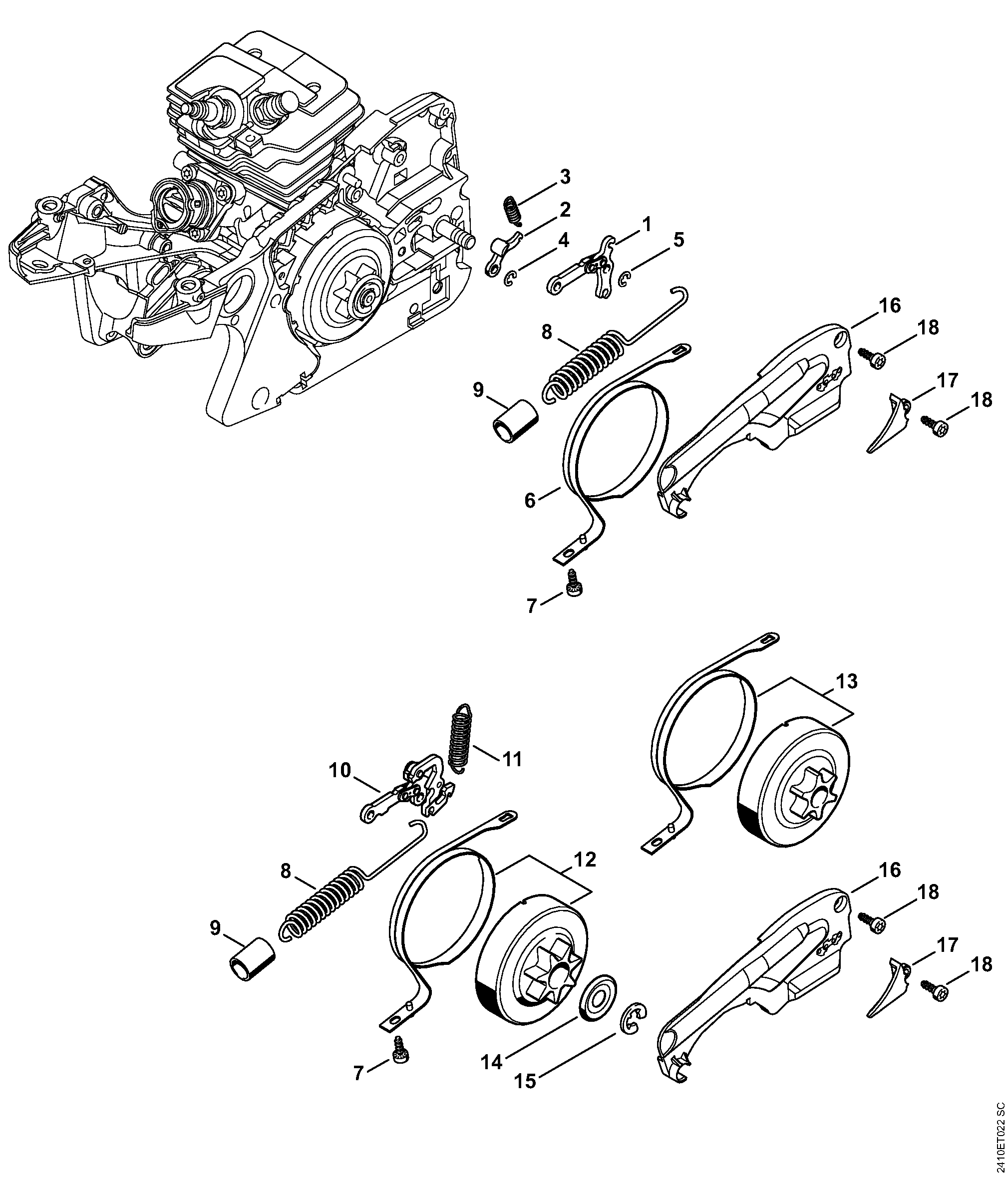 Chain brake