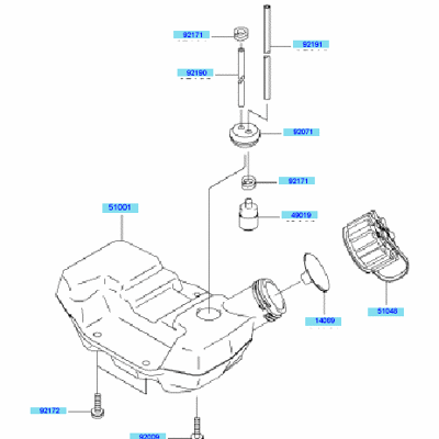 Fuel Tank - Fuel Valve