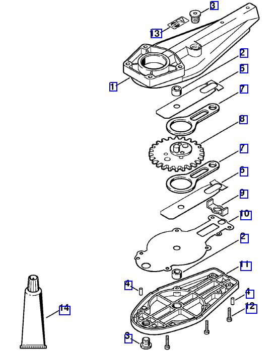 Blade Drive Gear 0Á