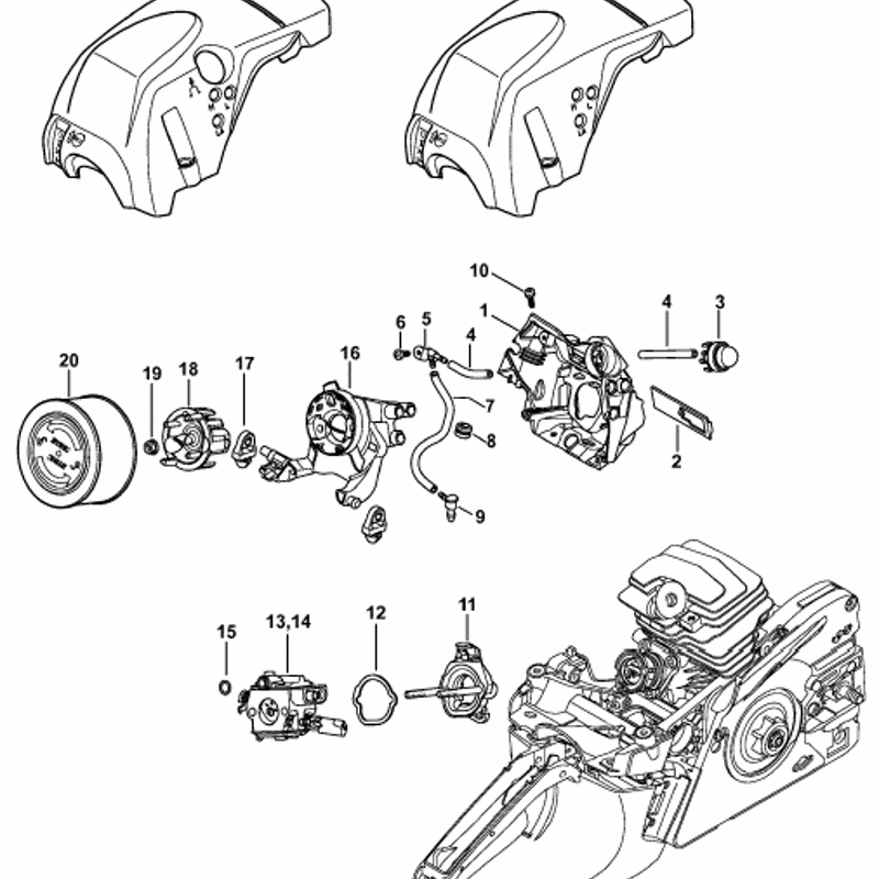 STIHL Ölpumpe – 1143 – Für MS 231, MS 251 – Original Ersatzteil