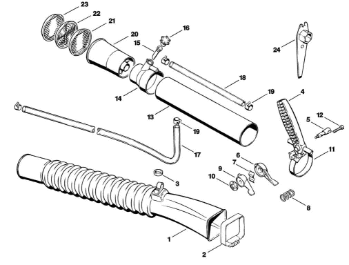 F-Pleated hose