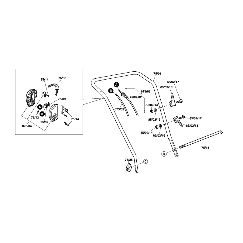 Qualcast Classic Electric 30 (F016313442) Parts Diagram, Page 1