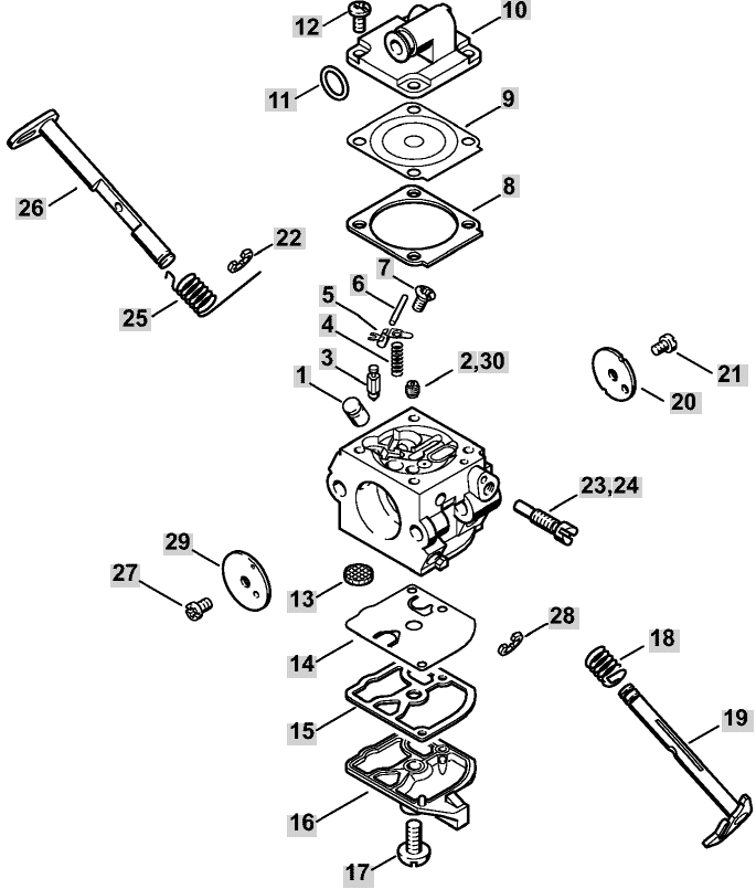 Carburetor C1Q-S57B S57A