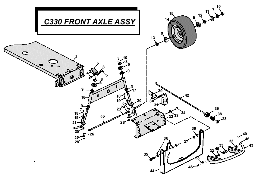 Front Axle Assembly