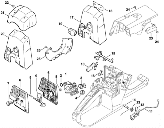 Air filter - Throttle control