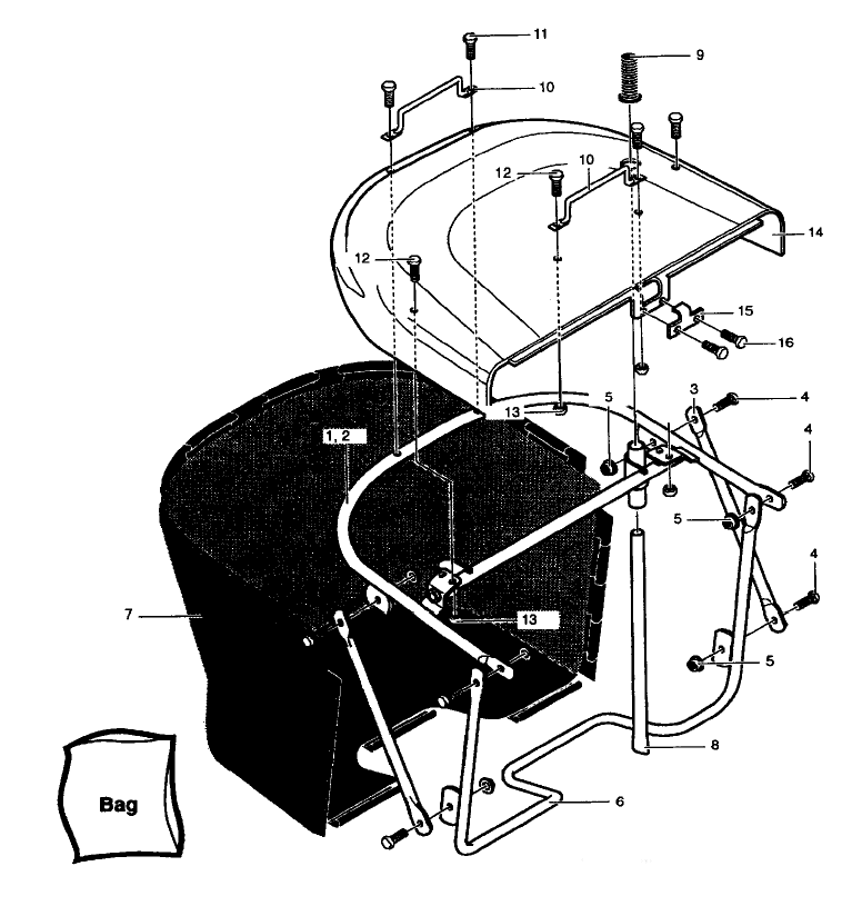 Grass Catcher Assembly