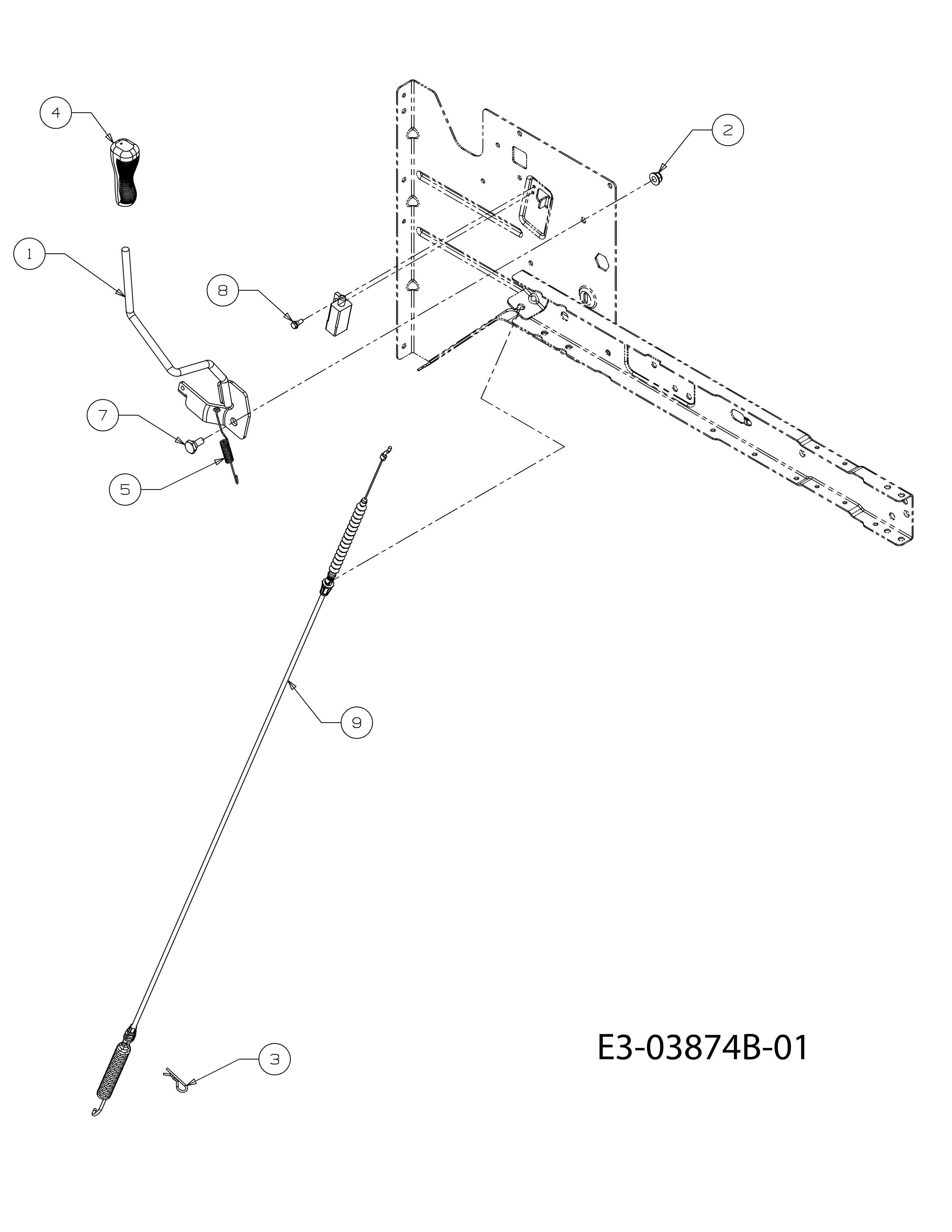 Traction lever