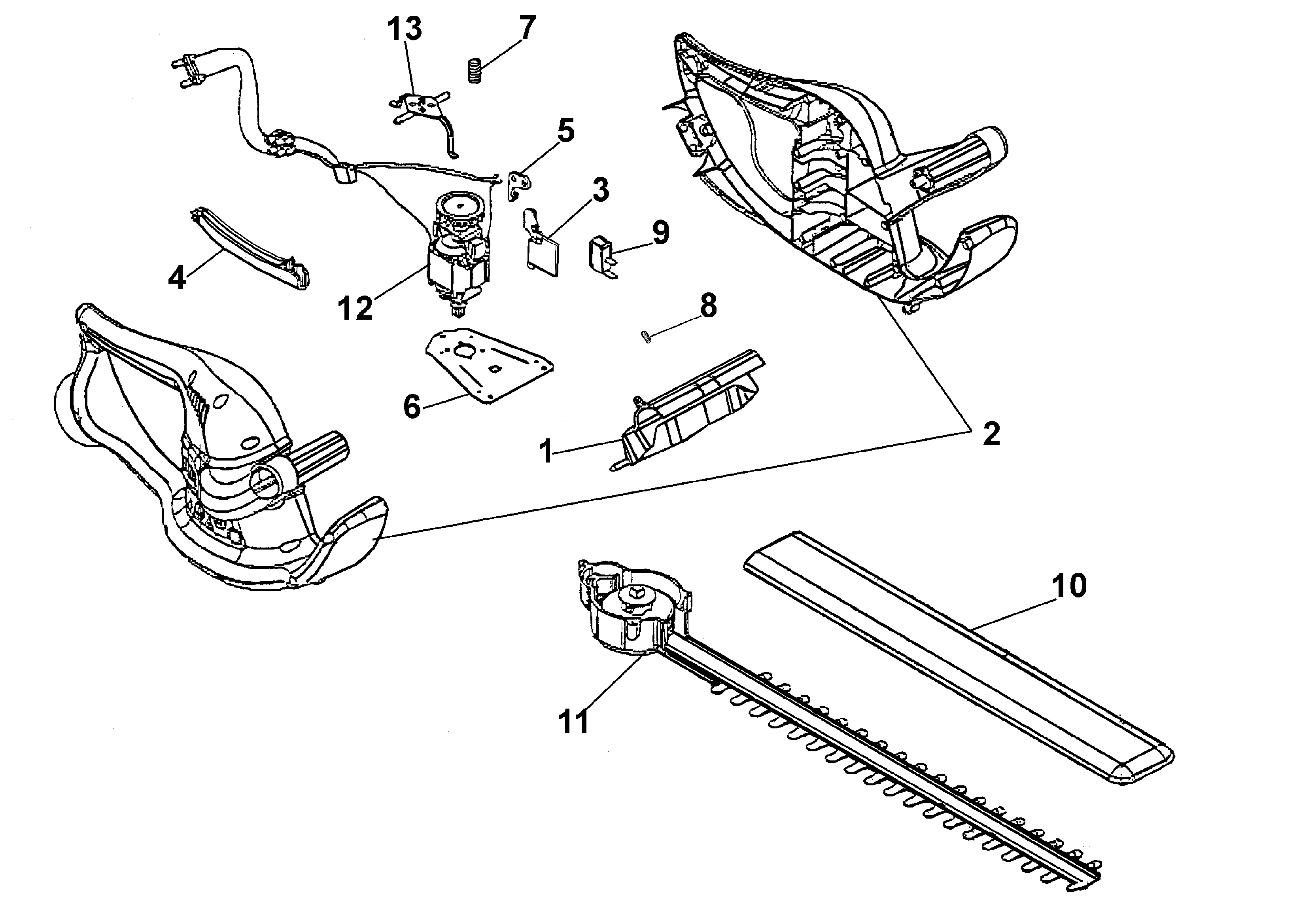 Complete illustrated parts list