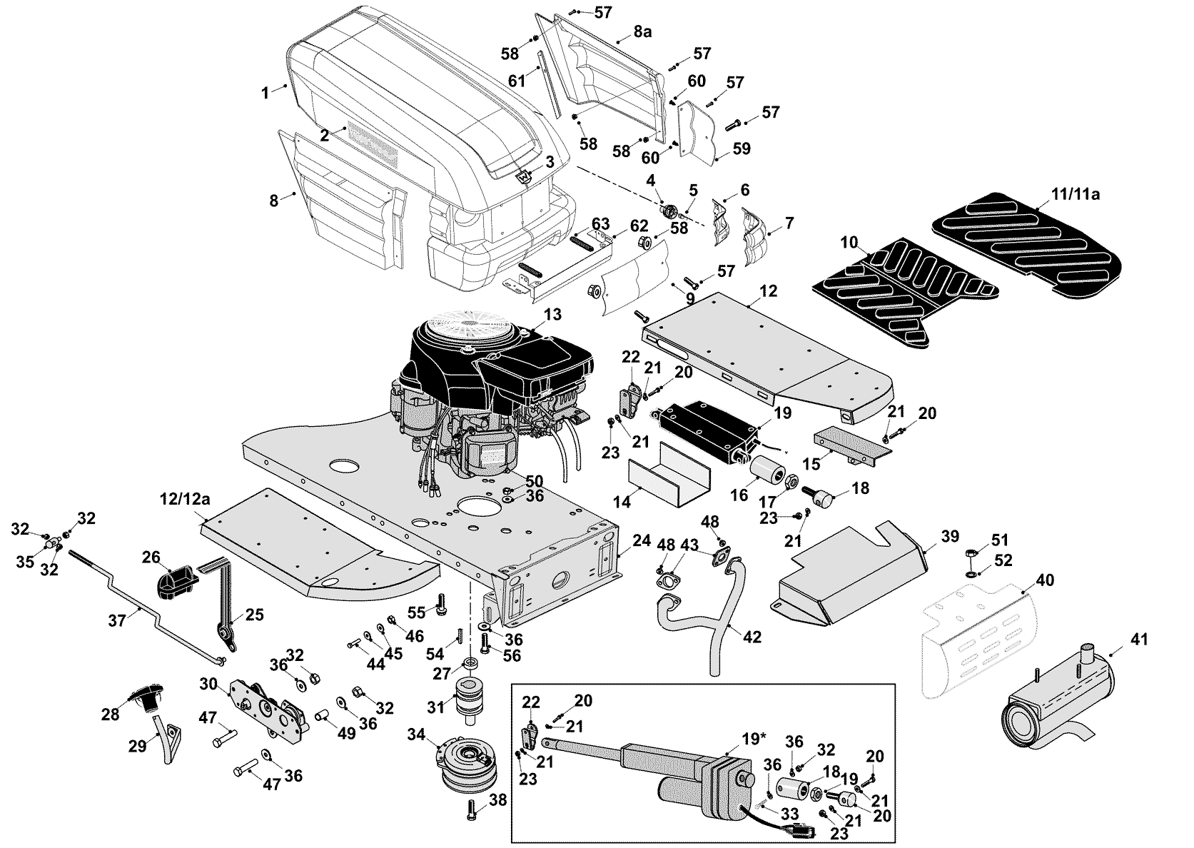 Bonnet & Running Board Assembly