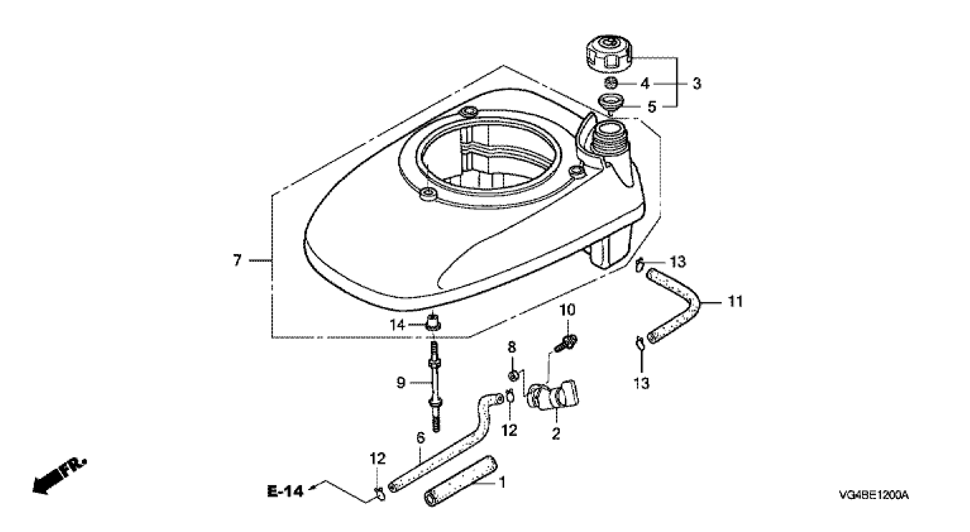 FAN COVER & FUEL TANK 