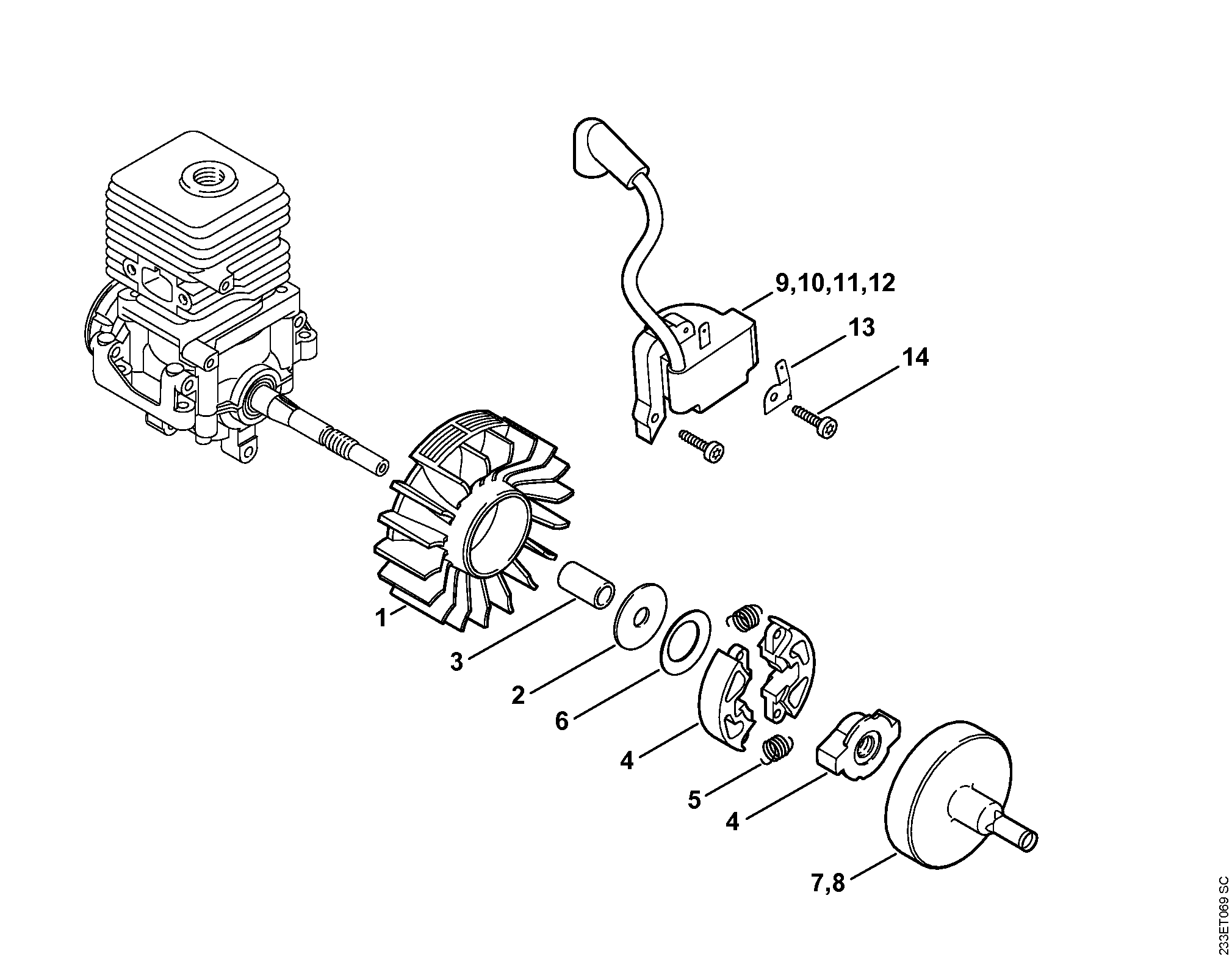 Ignition system, Clutch