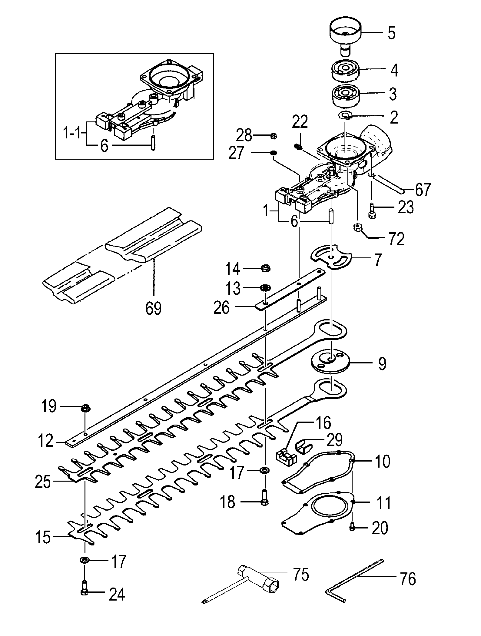 GEAR CASE/BLADE(500L)