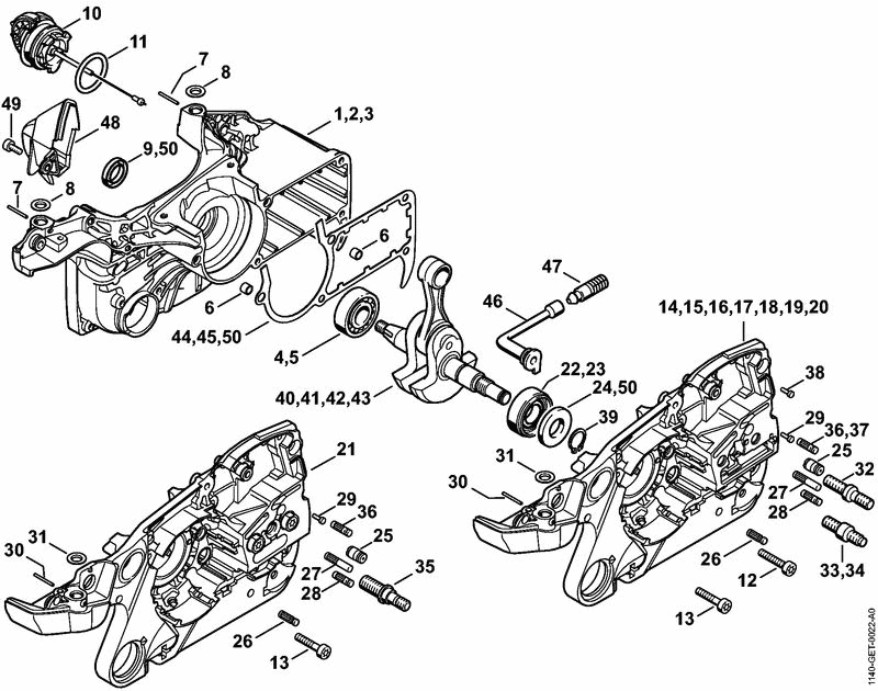 Stihl MS 362 Chainsaw (MS 362 Z) Parts Diagram, MS362Z-F IGNITION
