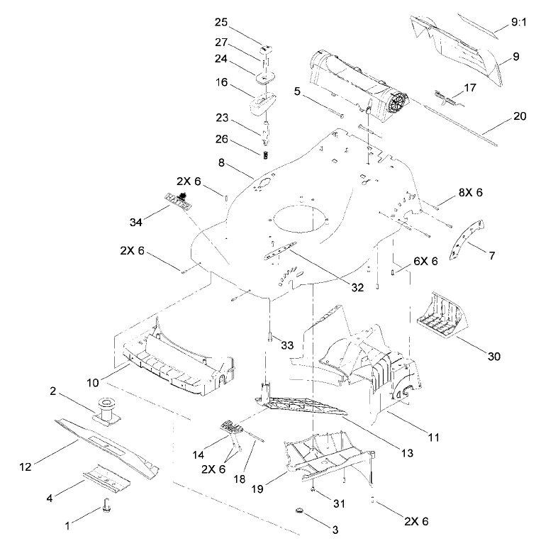 Housing & Baffle Assembly