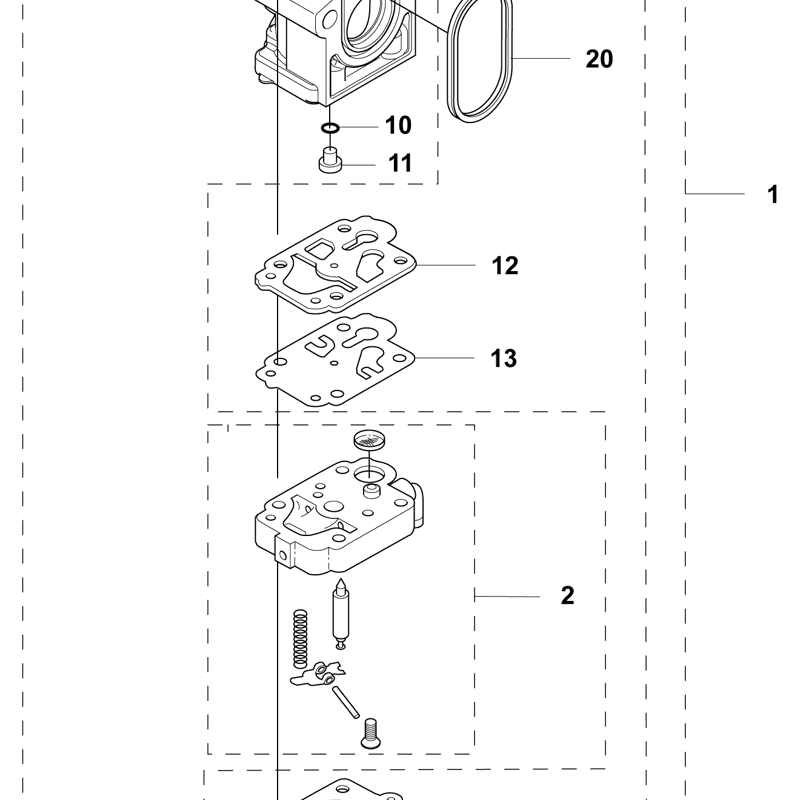 570bfs Exploded View Husqvarna 570BFS (2011) Parts Diagram, Page 16