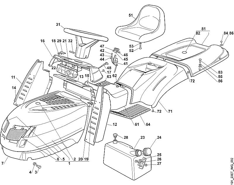 B - Body, Seat
