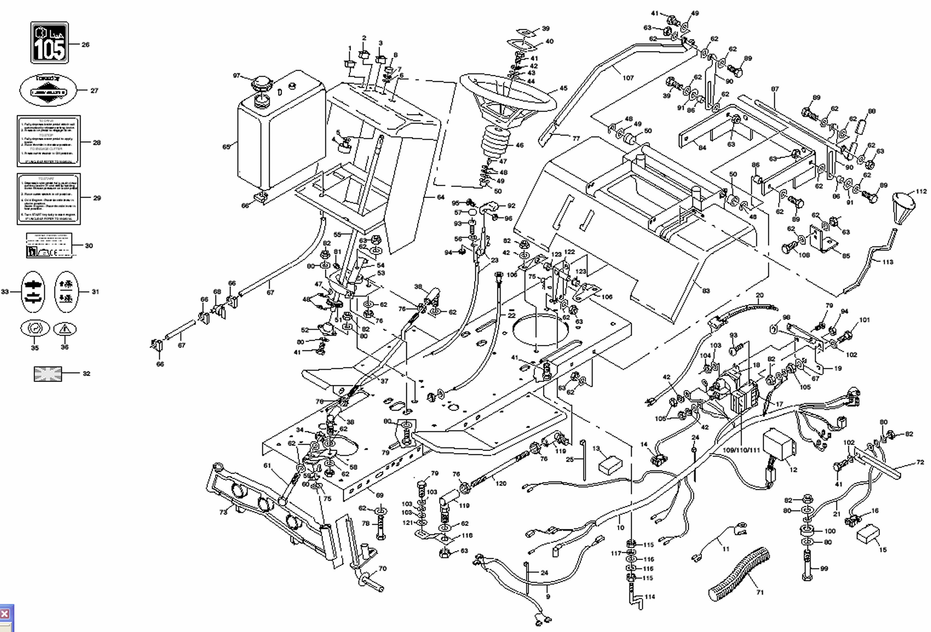Steering	 Gear Change and Electrical Controls