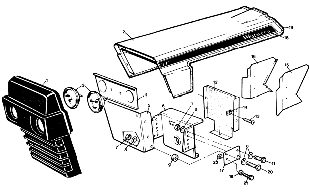 Heavy duty bonnet assy