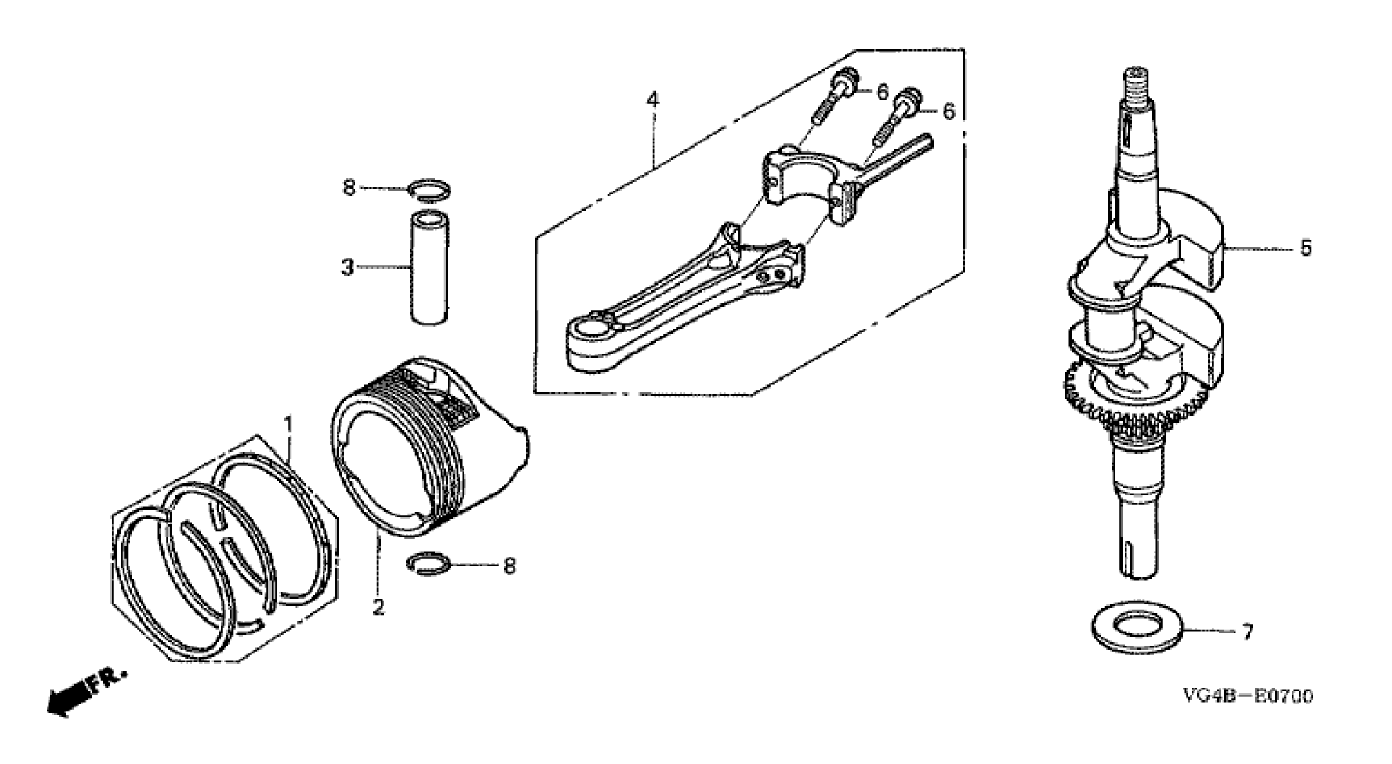 CRANKSHAFT & PISTON
