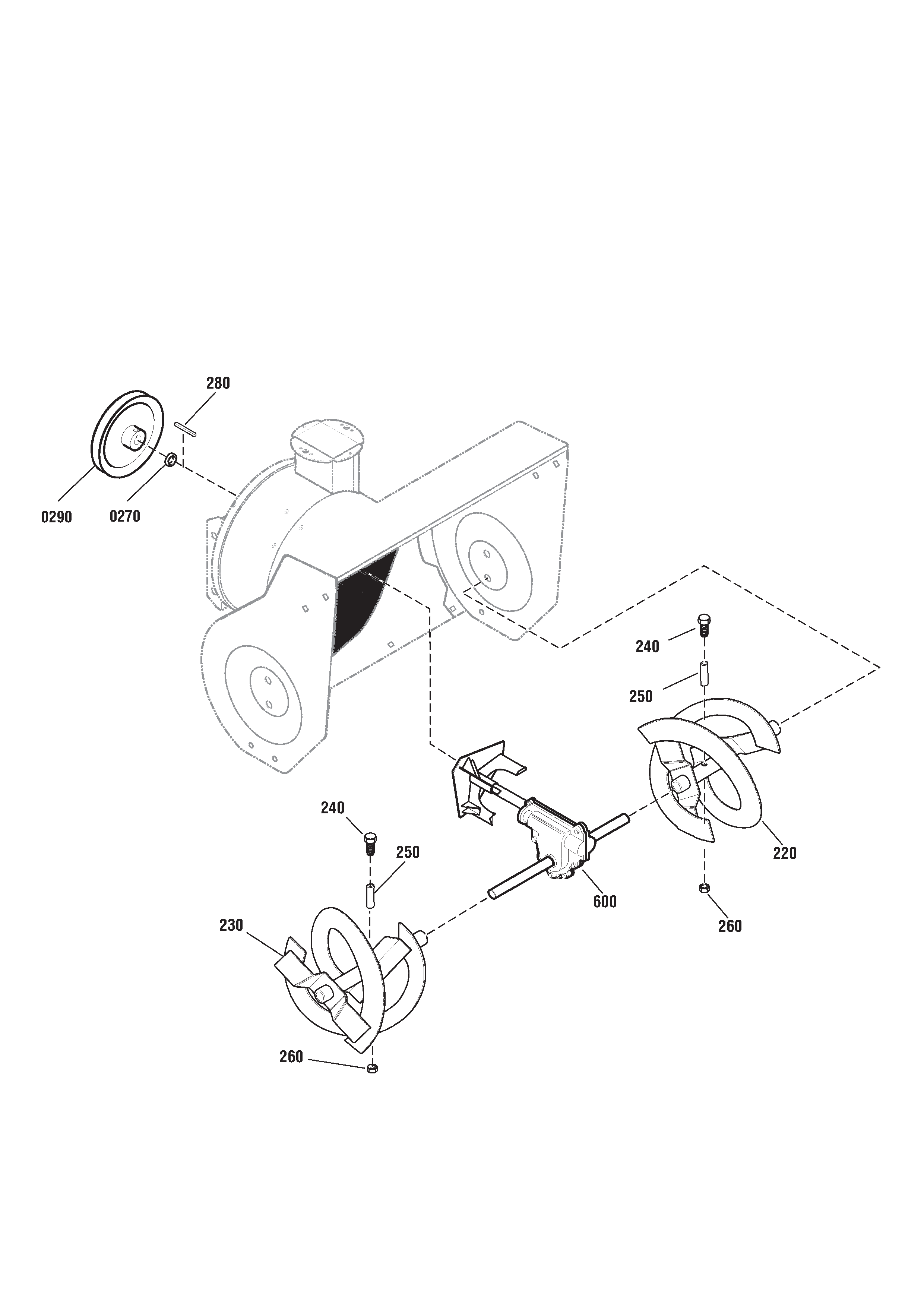 Gear case, auger_0