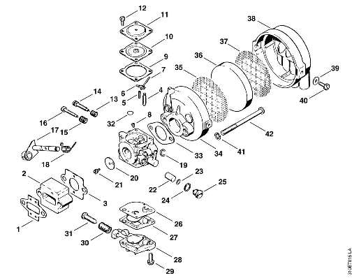 L_-Carburetor, Air filter